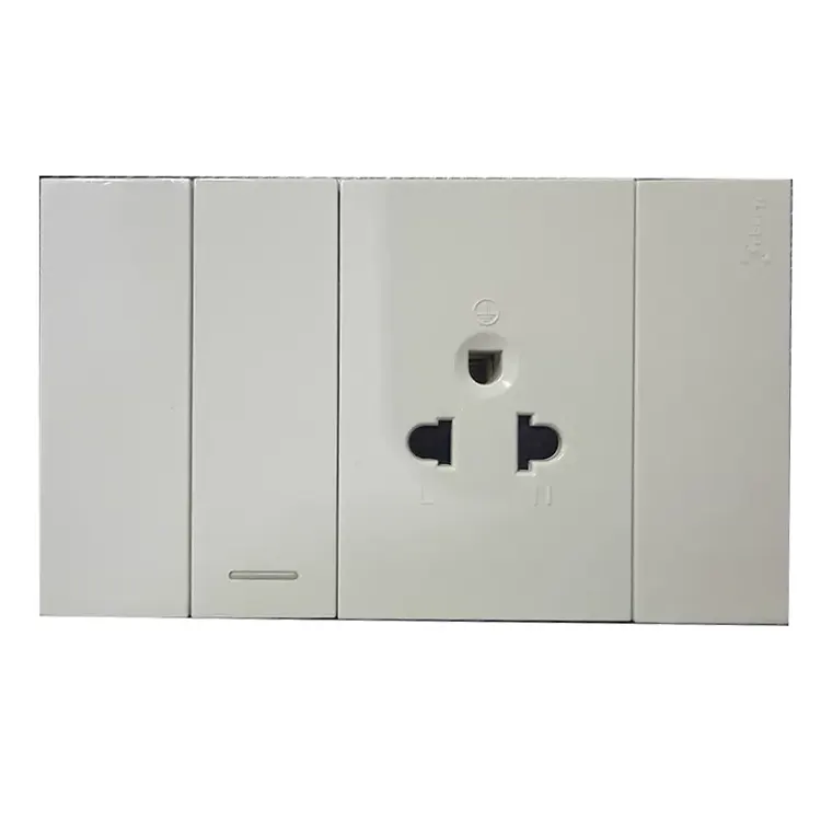 1-Gang Switch na may Socket Outlet